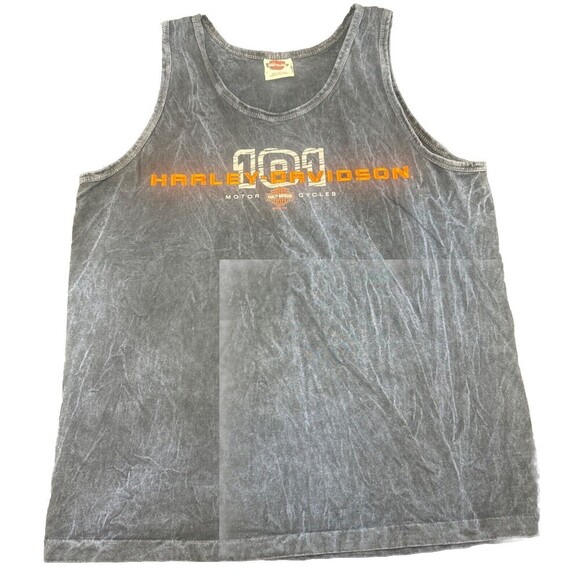 Harley Davidson MYRTLE BEACH, SC 2004 Men’s BLUE Tank Shirt SZ Large - Picture 5 of 7